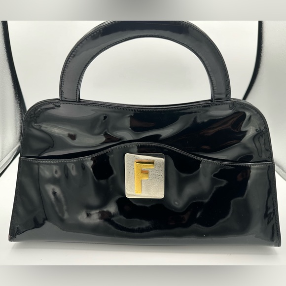 Fendi Vintage Patent Leather Handbag - Picture 2 of 7